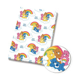 serviettes papier multicolores motif personnages animés coeurs arc ciel cartoon enfant