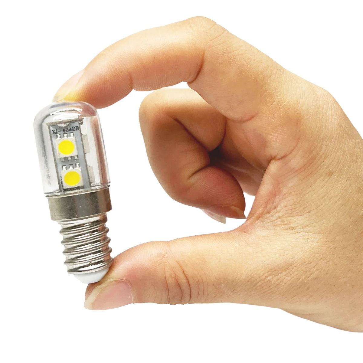 ampoule led épi maïs e12 e14 e17 blanc argent transparent moderne diodes jaunes 6000k
