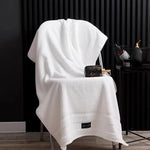 serviettes bain coton gris blanc bleu modernes élégantes absorption durable machine toilette simple