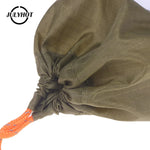 sac rangement tente pliante vert olive LIFE TENT impression blanc cordon serrage camping utilitaire