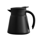 Théière acier inoxydable 600ml poignée moderne couvercle évacuation thermos isolation