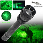 lampe torche led rechargeable 10w noir texturé moderne clip batteries aa camping chasse pêche