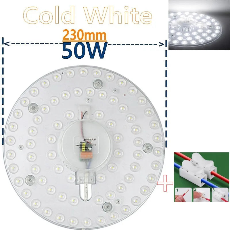 plafonnier led rond blanc moderne adhésif interrupteur lentille protection 12w 18w 24w 36w 50w