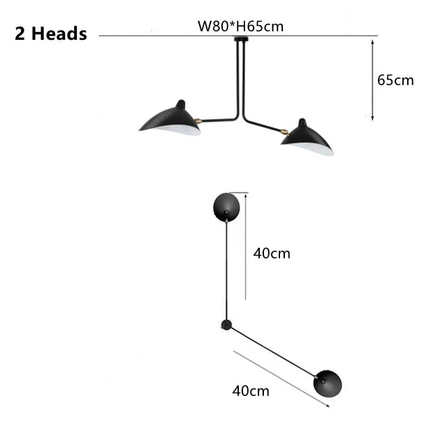 lampe suspension moderne noir mat ampoules cables salon lumière nordique rétro