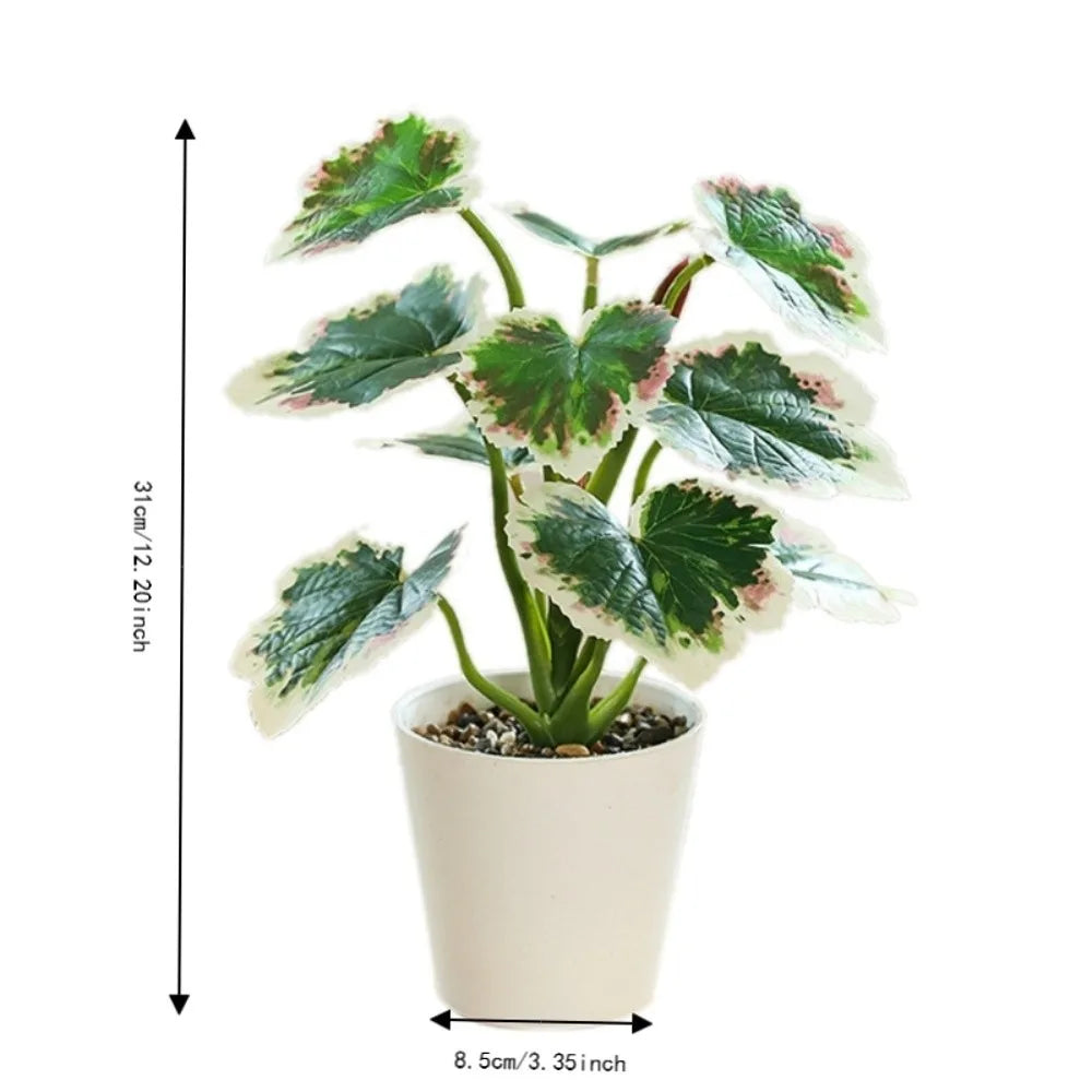 plante artificielle verte feuilles ovales moderne décoration intérieure pot branches naturelles