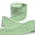 rubans coton coloris unis classiques vert olive jaune rose pâle rouge bleu blanc marron