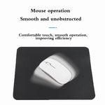 tapis souris cuir rose clair noir texture moderne antidérapant facile nettoyer gaming