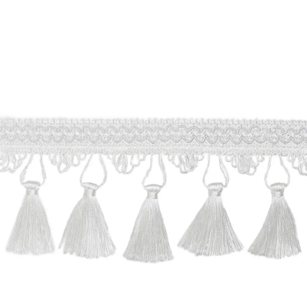 ruban pompons or décoration maison tissu coton pompons gris marron bleuclair traditionnel textile deco