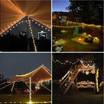 guirlande lumineuse extérieure led usb 5v boules lumineuses colorées autoinstallation decoration jardin camping