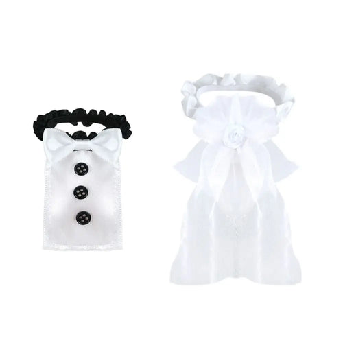 accessoires verres champagne blanc noir tulle pois adhésif festifs mariage anniversaire valentin festive
