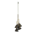 mobile sonore boho cloches marron blanc annuaire central decoration murale chambre salon