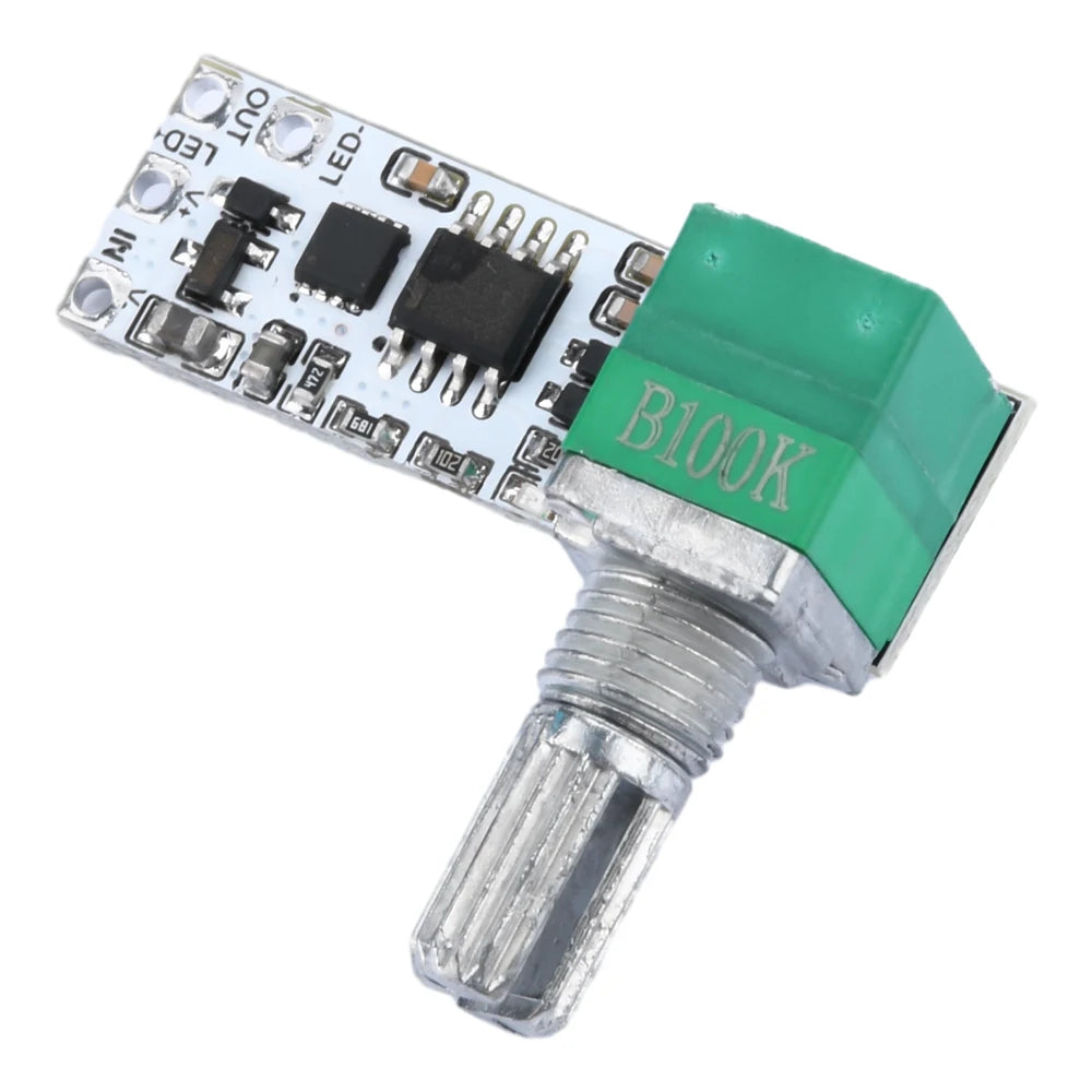 module éclairage led vert gris variateur tension adjustable 12v 24v composants electroniques indicateur travail