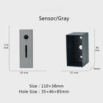 éclairage étape led moderne adhésif blanc gris noir mat 2w 3w 90v 260v