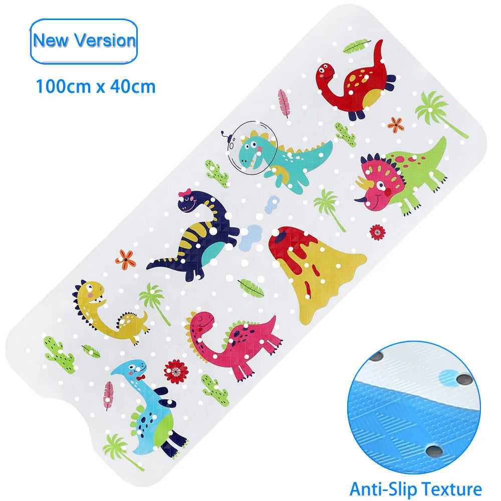 tapis bain pvc thème marin poissons coraux géométrique antidérapant moderne enfantin suction salle bain