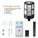 lampe solaire extérieure led rechargeable moderne noire télécommande vis