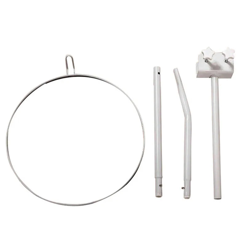 filet protection lit bébé blanc transparent clips géométrique anti moustiques