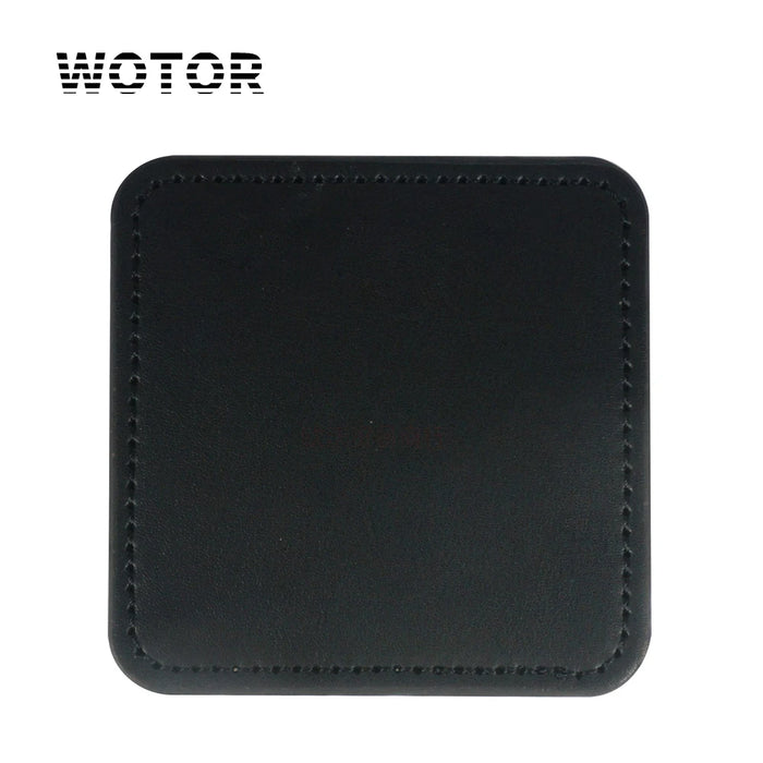 Étui en cuir noir uni pour produits Wotor.