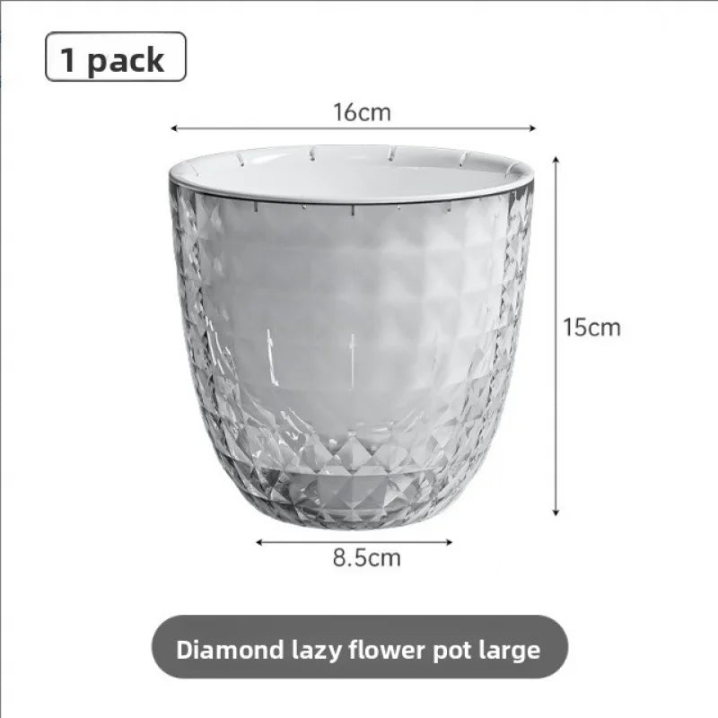 Jardinière hydroponique jaune en intérieur