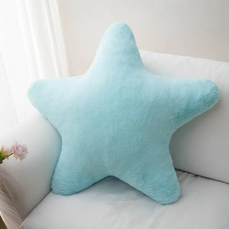 coussin étoile décoratif jaune rose vert lit maison anti décubitus coton polyester