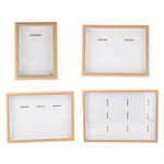 cadre photo bois moderne médailles récompenses sportives décoration triathlon natation football blanc