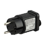 adaptateur électrique noir moderne 3.6w prise ue cable information technique étanche ip44 led