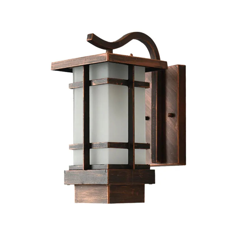 lampe murale moderne rustique couleur noir brun texture bois translucent mur fixe led chambre