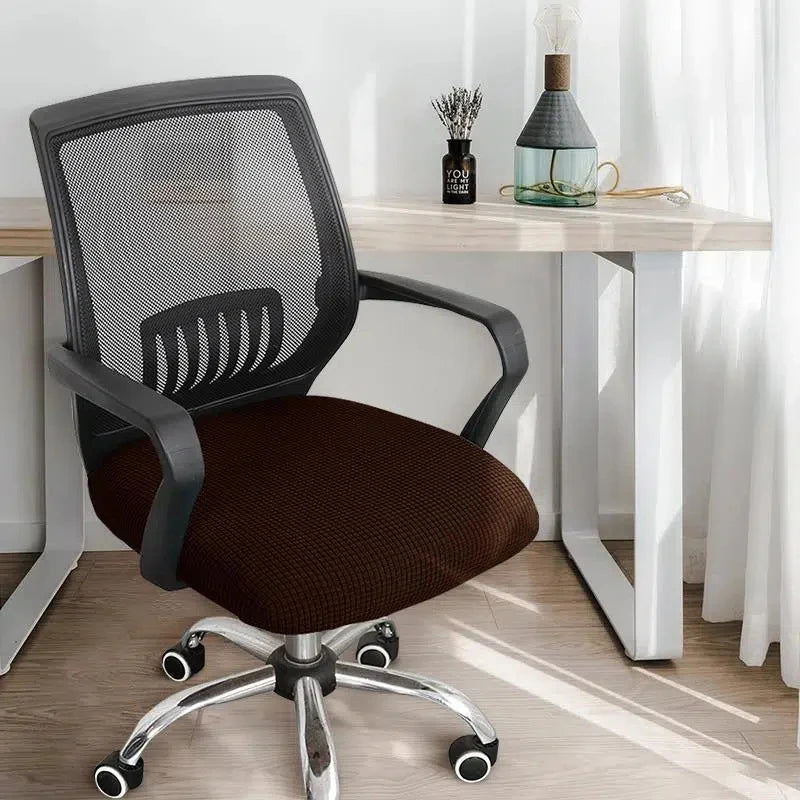 coussin chaise moderne vert foncé tissu carreaux adhésif polyester coton rétractable extensible durable