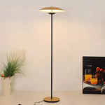 Lampadaire LED vert autonome vue de côté