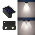 éclairage solaire mural moderne 80x45mm noir mat led rechargeableextérieur