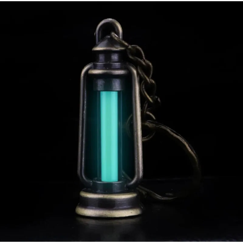 porte clés lumineux bouteille parfum vert fluo moderne anneau chaîne portable suspendre lumière opaque