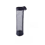 sacs rangement réutilisables polyester maille grossière accroche mur porte noir gris jaune semi transparent