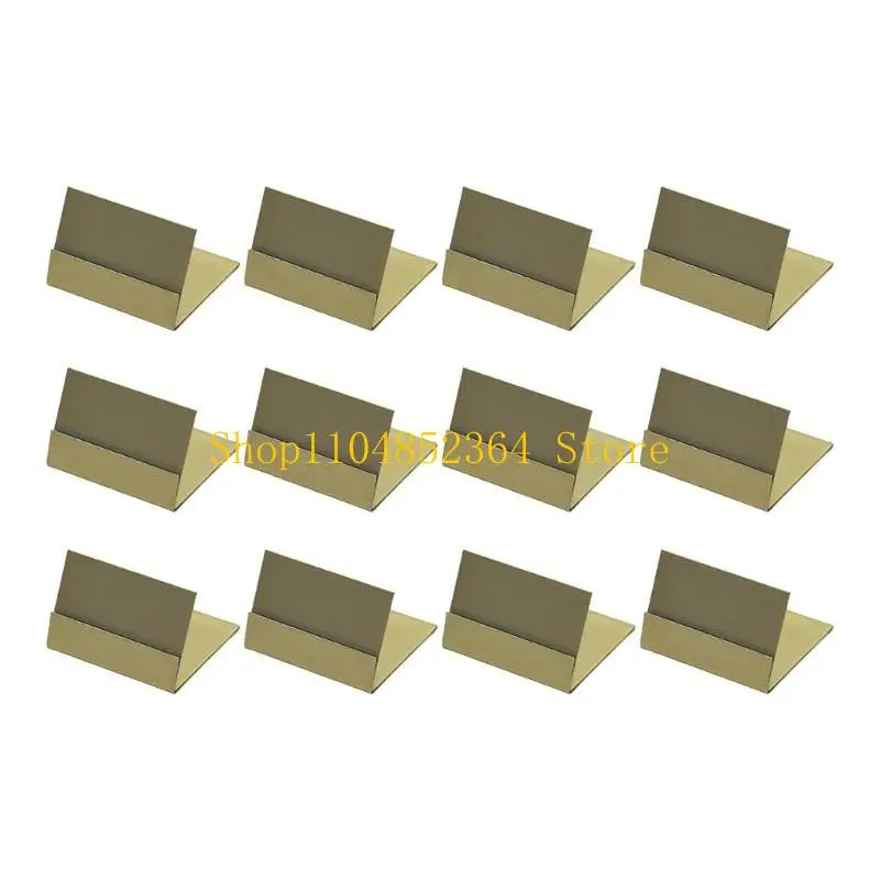 supports cartes or argenté moderne minimaliste porte numéros table clip étiquettes prix restaurant decoration