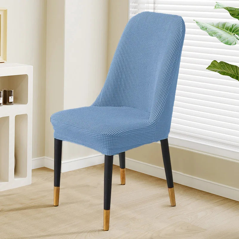 housse chaise tissu carreaux blanc gris moderne adhésif polyestre extérieur adaptable diverse utilisation
