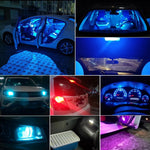 ampoules led blanc bleu rouge vert jaune transparentes modernes 12v 24v 50pcs