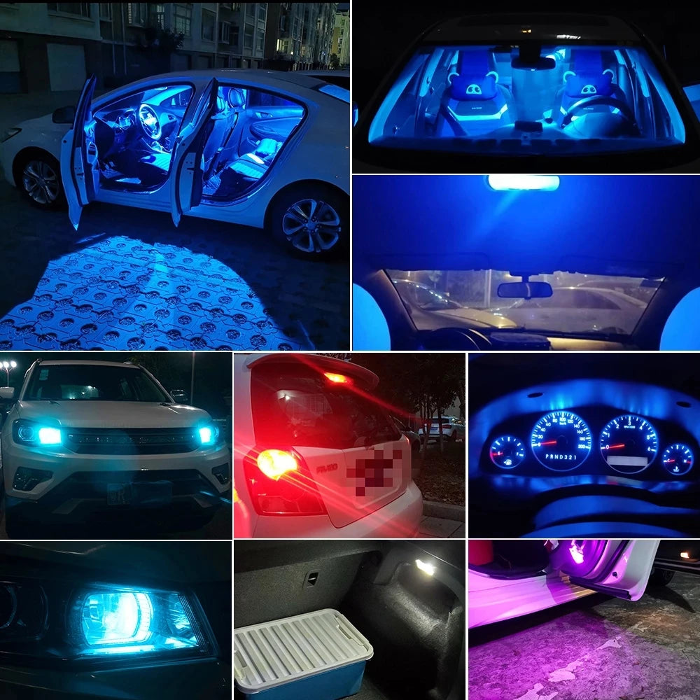 ampoules led blanc bleu rouge vert jaune transparentes modernes 12v 24v 50pcs