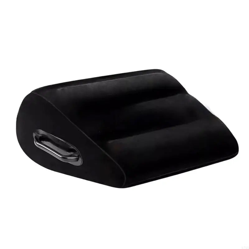coussin ergonomique velours noir confortable lit adultes mousse pu polyester coton