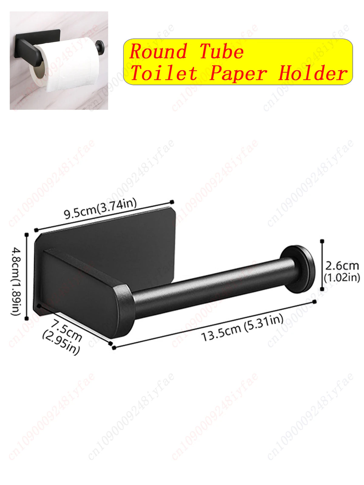 porte serviettes moderne porte papier toilette crochet mural adhésif noir argent minimaliste ensemble bain