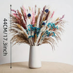 bouquet fleurs séchées pampas mariage décoration intérieure bohème graminées variées