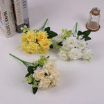 décoration intérieure bouquet artificiel roses soie classique blanc violet noir