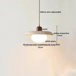suspension lumineuse moderne pierre naturelle blanc brun lustre salon cuisine chambre minimaliste