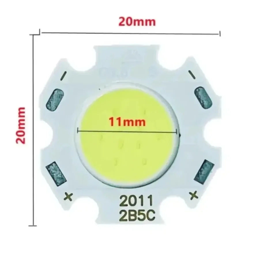 puce led cob haute puissance source lumineuse projecteur spot downlight blanc chaud naturel