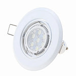 spots led gu10 blancs modernes métal clips intégrés salle manger adjustable 90mm