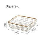 paniers rangement bambou métal blanc beige modernes rustiques