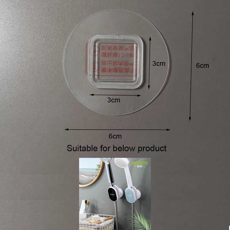 support savon transparent adhésif moderne rectangulaire carrés plastique fixe rangement