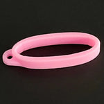 bracelet silicone rouge simple anneau blanc vert noir rose bleu unicolore opacité