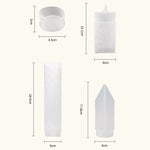 support plante transparent moderne adhésif bouchon remplissage base semi circulaire diamant grille blanc