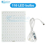 Panneau led blanc moderne réglable câble usb type interrupteur luminosité 120 led beads 156mm