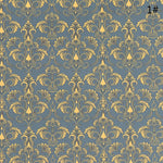 décoration intérieure papier peint floral moderne bleu rose gris blanc