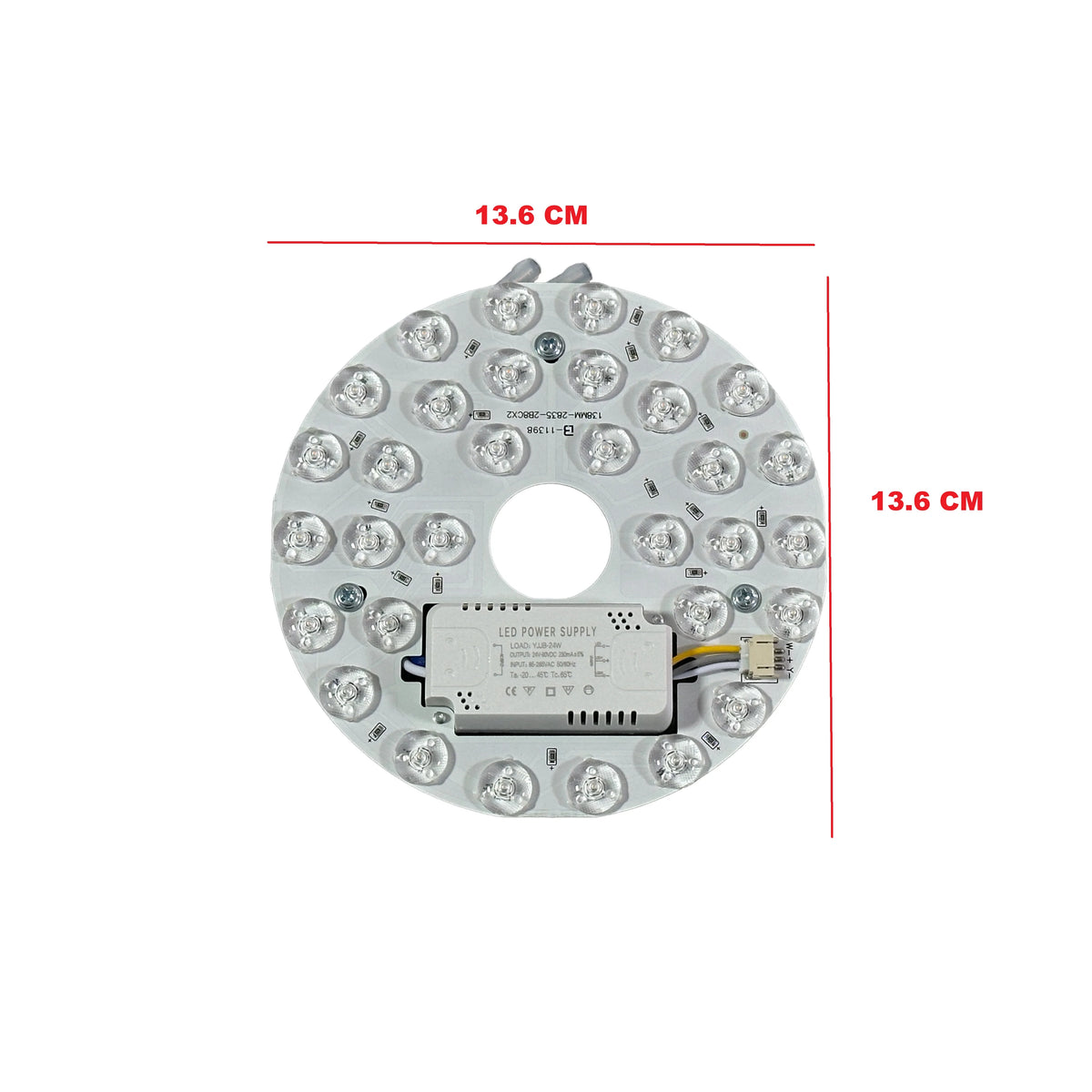 éclairage led moderne plaque circulaire blanc diodes économie energie facile 85 265v abs