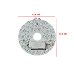 éclairage led moderne plaque circulaire blanc diodes économie energie facile 85 265v abs